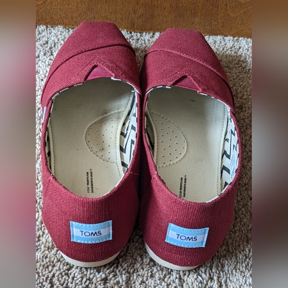 TOMS Women's Alpargata Recycled Cotton Canvas Loafer Flat, size 11 womens - Picture 2 of 7